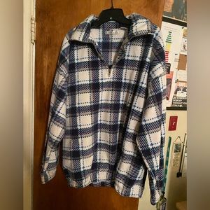 Ladies size XL fleece 1/4 zip pullover